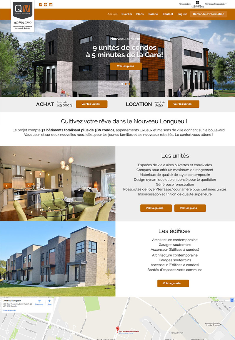crestion site web